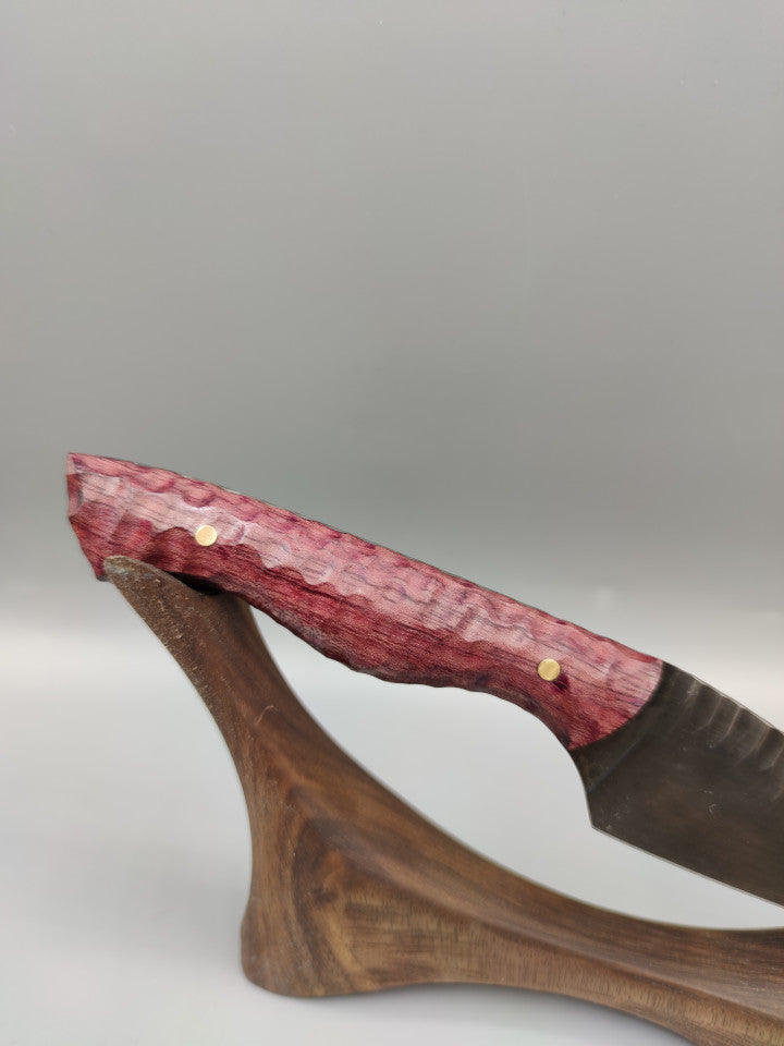 Design Küchenmesser, Carbonstahl C100, Amaranth