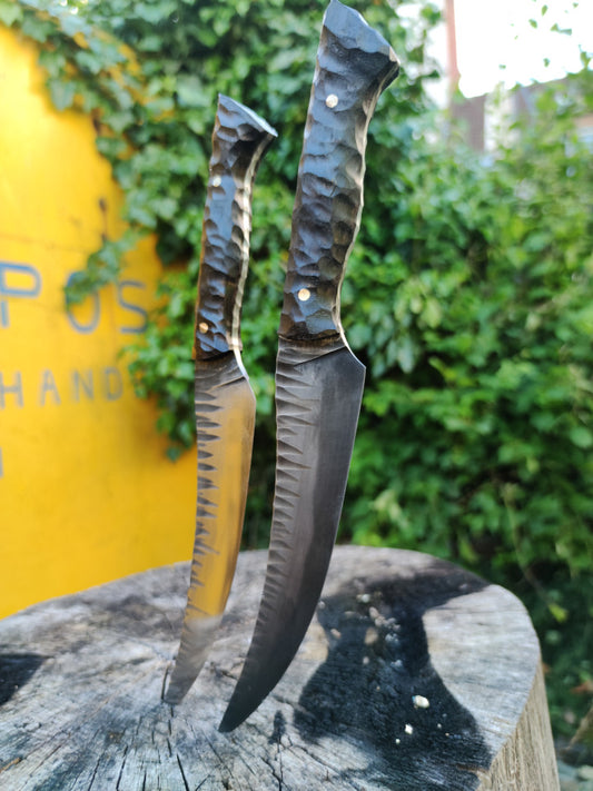 Design Küchenmesser, N690 Rostfrei, Räuchereiche